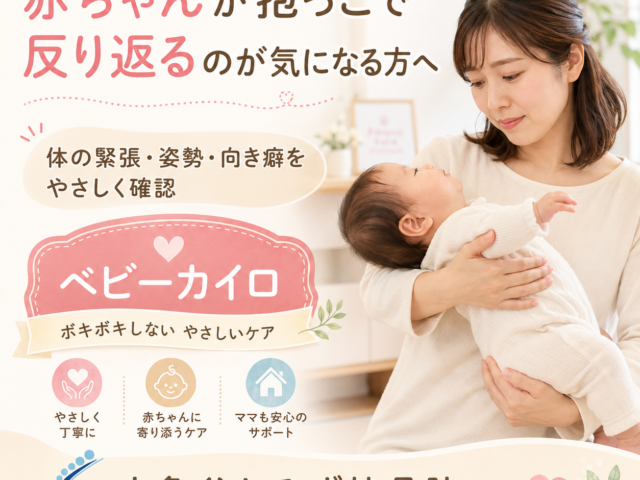赤ちゃんが抱っこで反り返るのはなぜ？ 背中の緊張・授乳姿勢・ベビーカイロから考えるやさしいケア