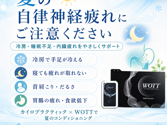 夏の自律神経疲れとは？ 冷房・睡眠不足・内臓疲れをカイロで整える理由